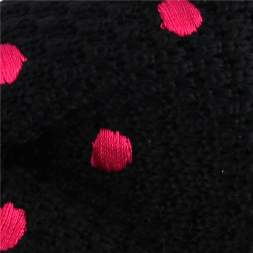 Pajarita Punto Negra Lunares Magenta