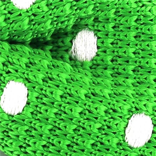 Pajarita Punto Verde Lunares Blancos