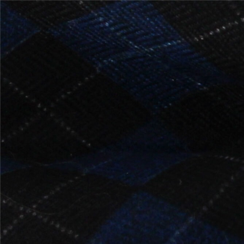 Pajarita Rombos y Cuero Azul y Negra