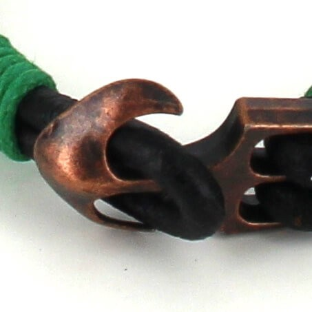 Pulsera Cuero con Ancla