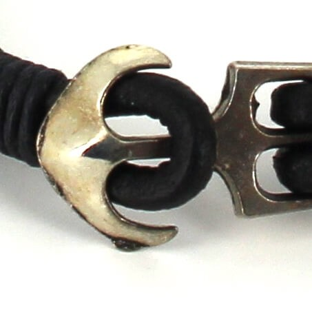 Pulsera Cuero con Ancla