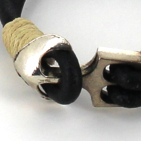 Pulsera Cuero con Ancla
