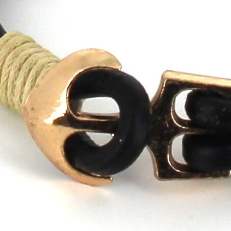 Pulsera Cuero con Ancla