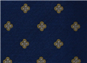 Corbata Flores Azul