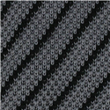 Corbata Punto Rayas Diag. Gris y Negra