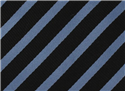 Corbata Rayas Azul y Negra