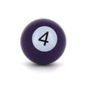 Gemelos Bolas Billar Morado 4