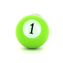 Gemelos Bolas Billar Verde 1