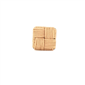 Gemelos Cuadrado Beige