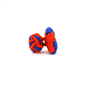 Gemelos Cuadrado Naranja y Azul Marino