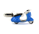 Gemelos Moto Scooter Vespa Azul