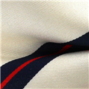 Pajarita Blanca Rayas Azul y Rojo