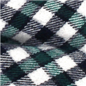 Pajarita Cuadros Blanca, Verde y Negra