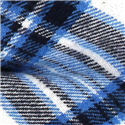 Pajarita Cuadros Escoceses Azul y Blanca