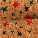 Pajarita de Corcho Estampado Estrellas