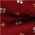 Pajarita Flores Roja