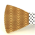 Pajarita Madera Ondas
