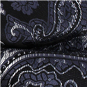 Pajarita Paisley XL Gris