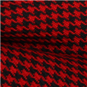 Pajarita Pata de Gallo Roja y Negra
