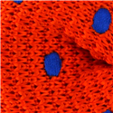 Pajarita Punto Naranja Lunares Azules