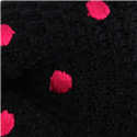 Pajarita Punto Negra Lunares Magenta