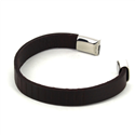 Pulsera Acero y Cuero Marrón