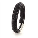 Pulsera Cuerda Cuero Marrón Oscuro I