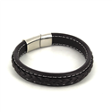 Pulsera Cuerda Cuero Marrón Oscuro I