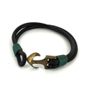 Pulsera Cuero con Ancla