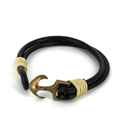Pulsera Cuero con Ancla