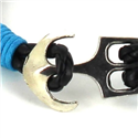 Pulsera Trenzada Cuero con Ancla