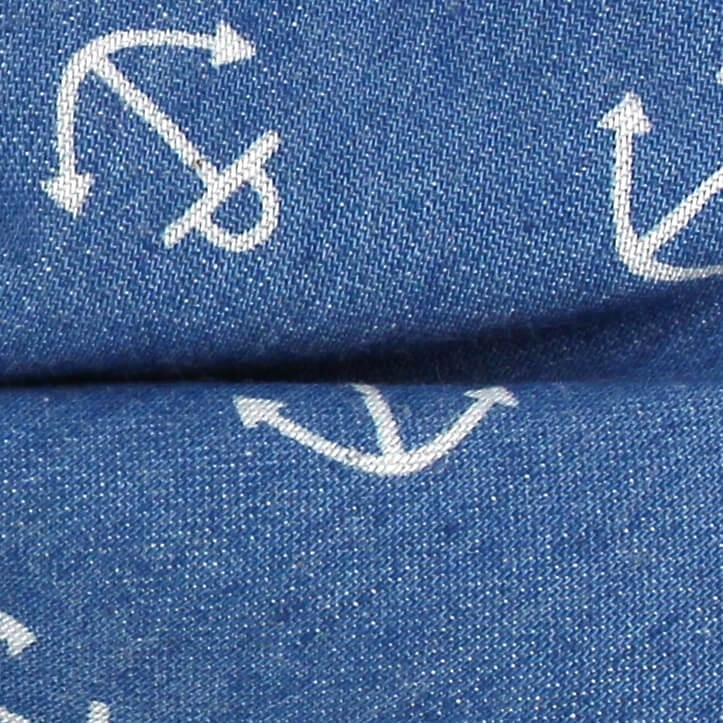 Pajarita Anclas Denim Claro