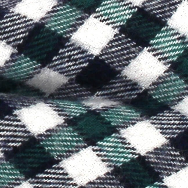 Pajarita Cuadros Blanca, Verde y Negra