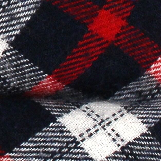 Pajarita Cuadros Escoceses Azul y Roja
