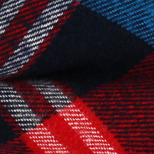 Pajarita Cuadros Escoceses Azul y Roja