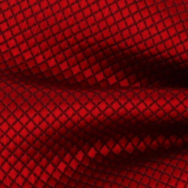 Pajarita Lisa Cuadritos Rojo Oscuro