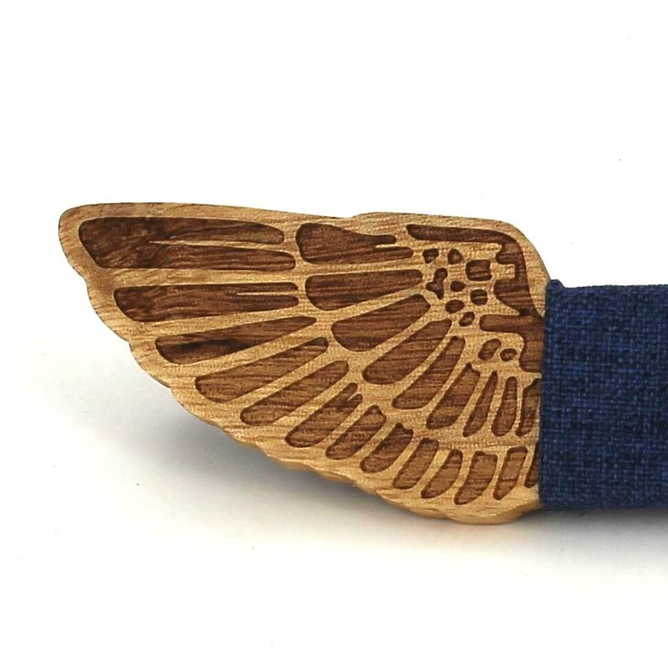 Pajarita Madera Alas