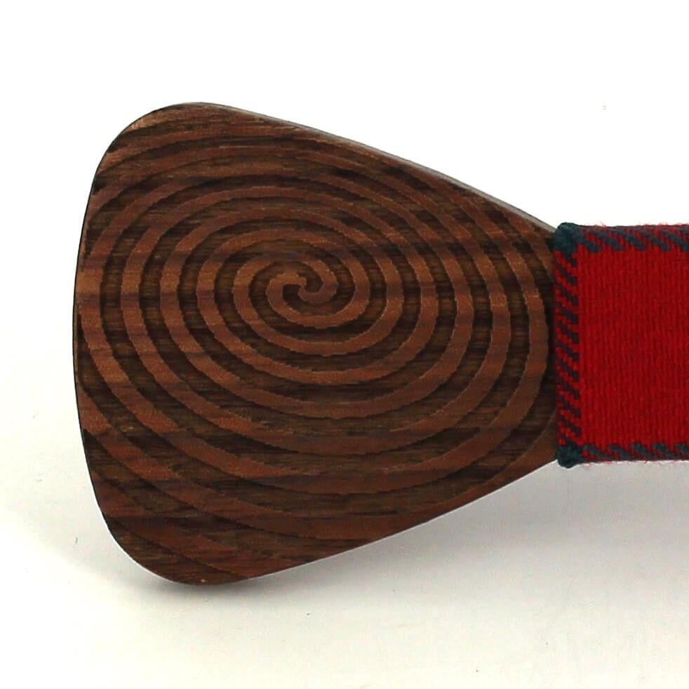Pajarita Madera Espiral