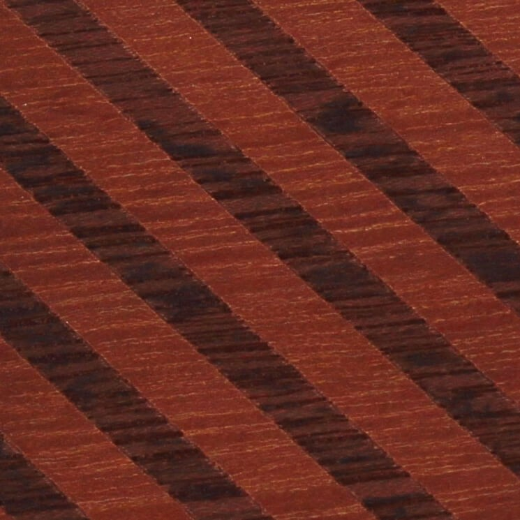 Pajarita Madera Rayas Gruesas