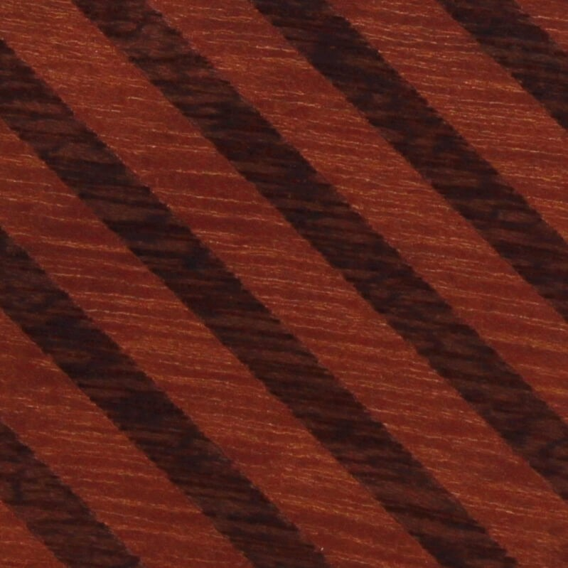 Pajarita Madera Rayas Gruesas