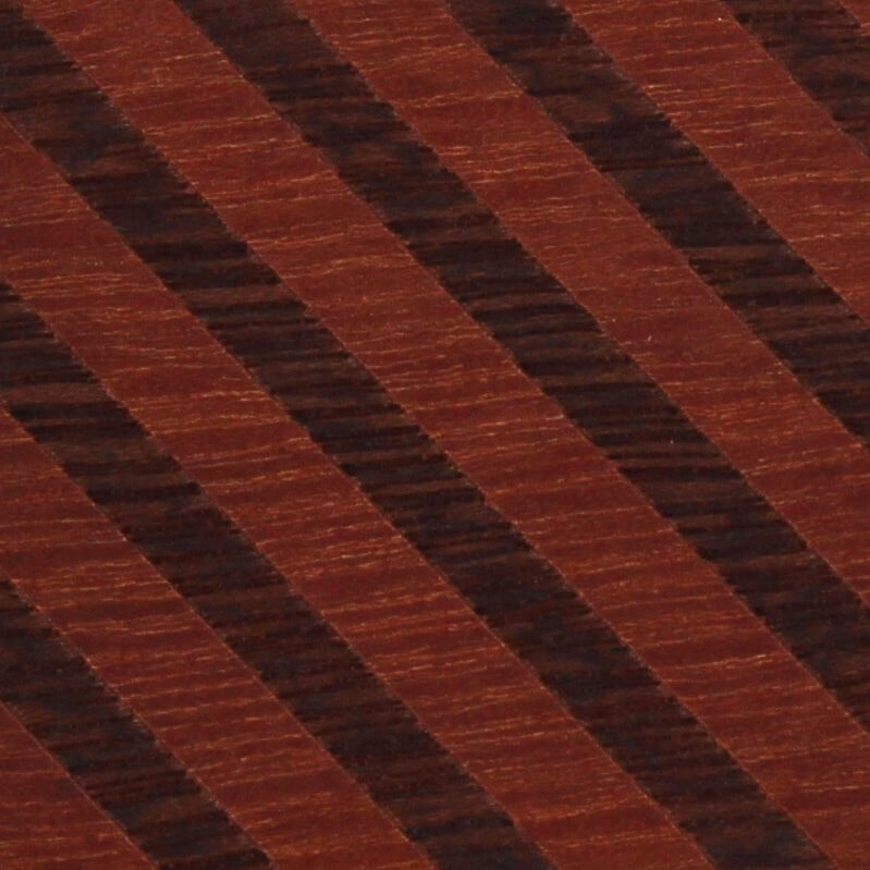Pajarita Madera Rayas Gruesas