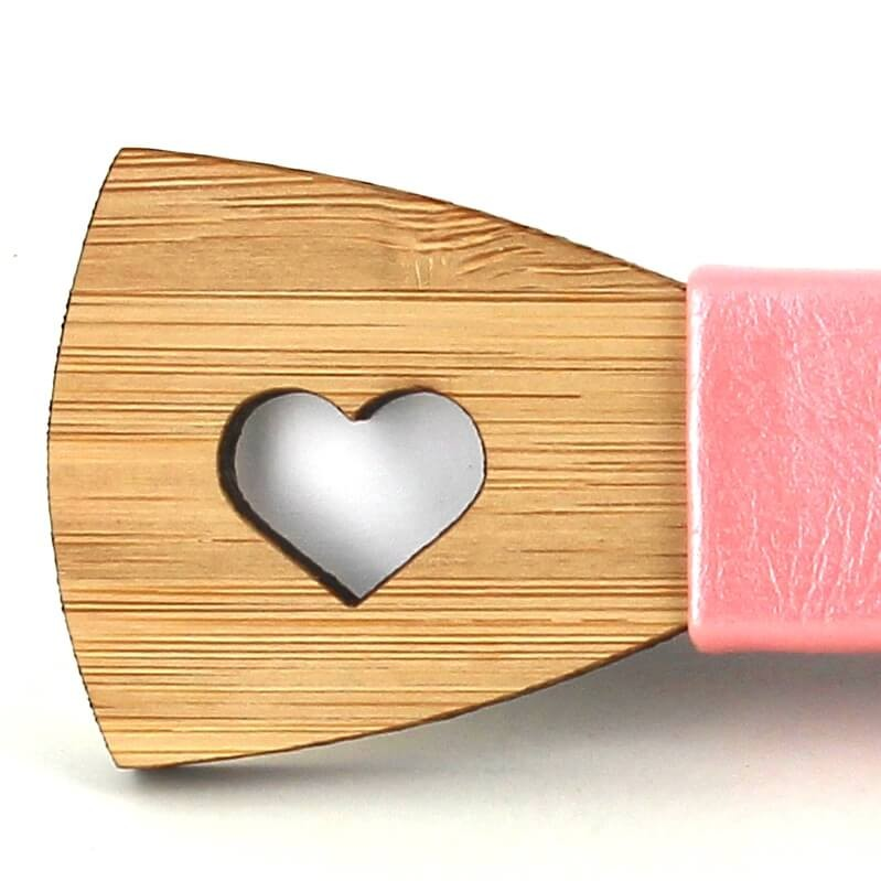 Pajarita Niños Bambú Hueca Corazón