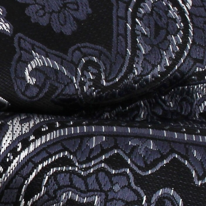 Pajarita Paisley XL Gris