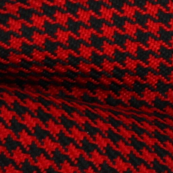 Pajarita Pata de Gallo Roja y Negra
