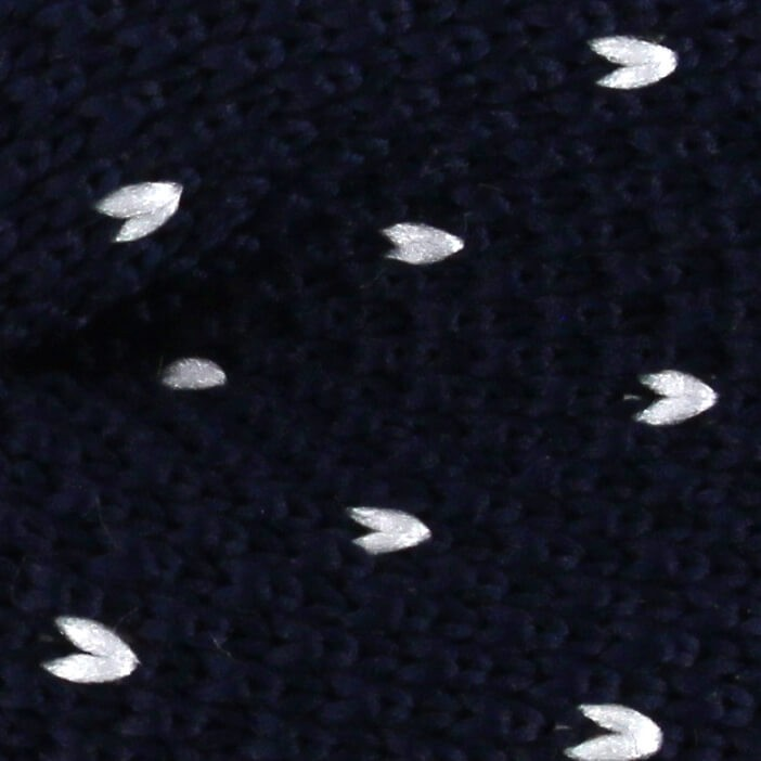 Pajarita Punto Azul Motas Blancas