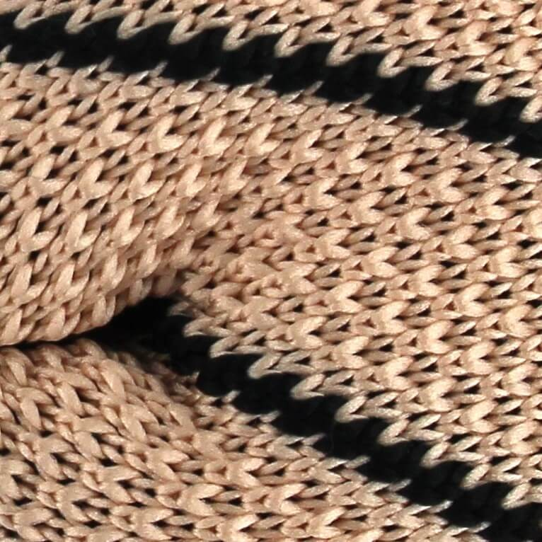 Pajarita Punto Beige Rayas Negras