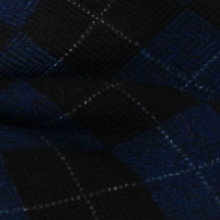 Pajarita Rombos Azul y Negra