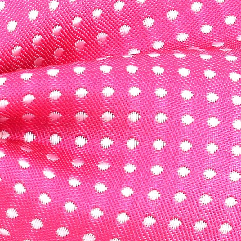 Pajarita Rosa Intenso Puntos Blancos