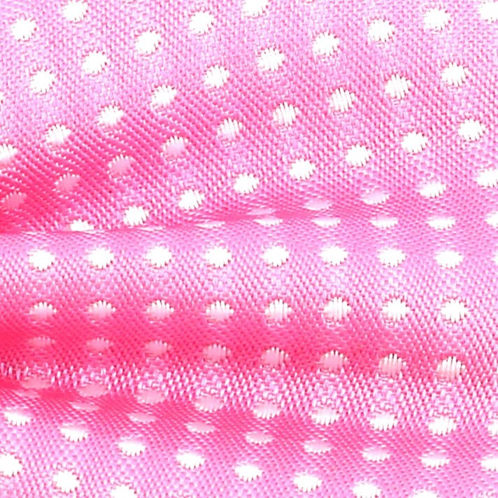 Pajarita Rosa Puntos Blancos