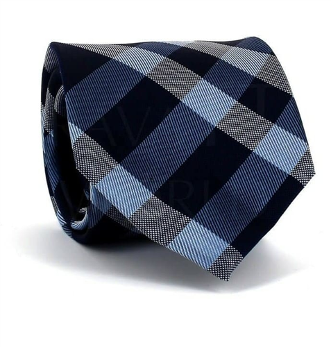 Blue Scottish Check Tie II